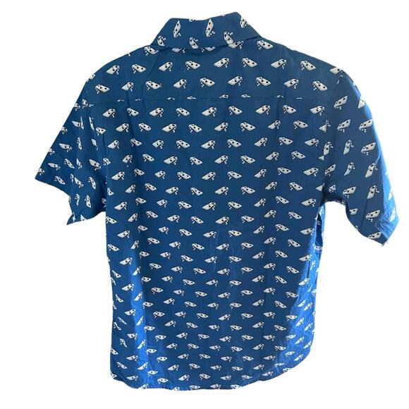 Cornhole shirt -Hawaiian style, game  Boards bags, NWT size Small - Picture 2 of 6
